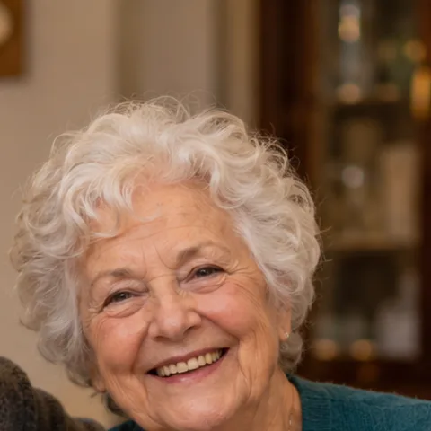 AI-generated portrait of the grandmother